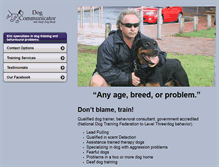 Tablet Screenshot of dogcommunicator.com.au